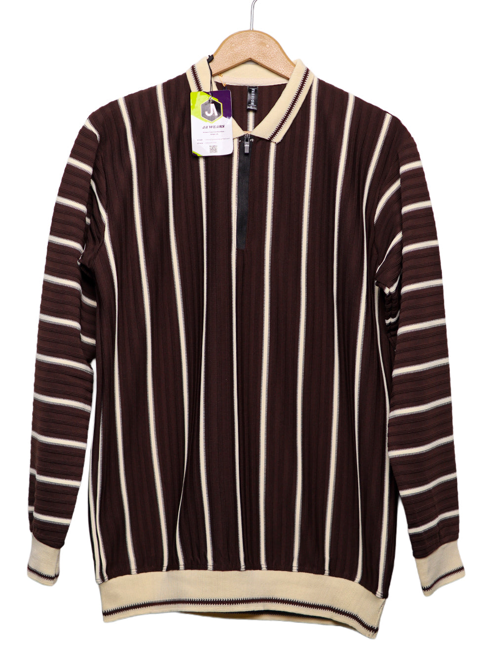 Hogan Strip Polo Shirt Full Sleeves