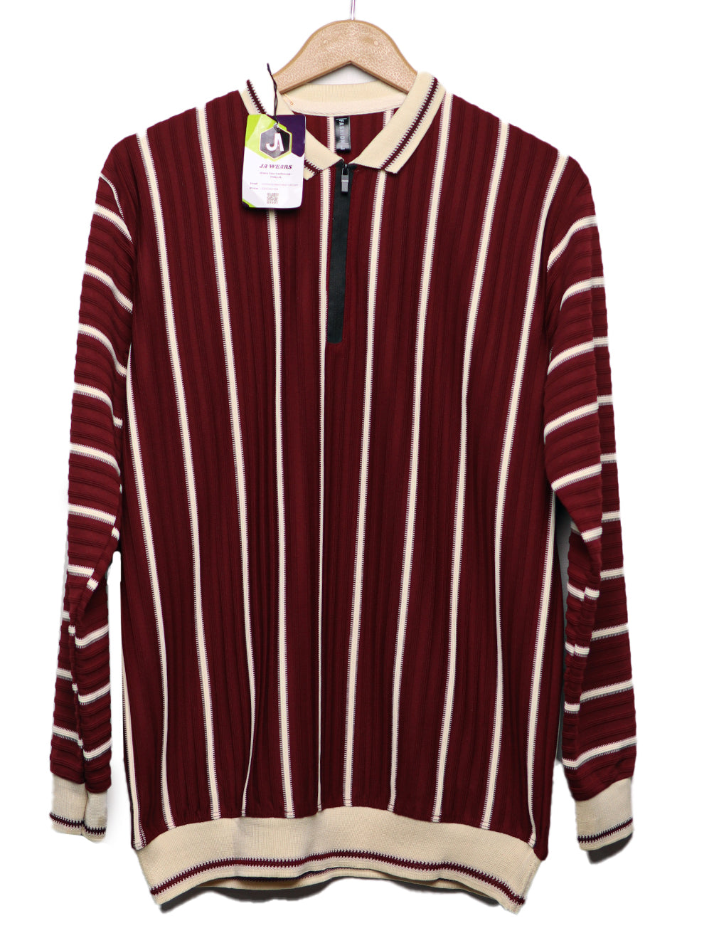 Hogan Strip Polo Shirt Full Sleeves