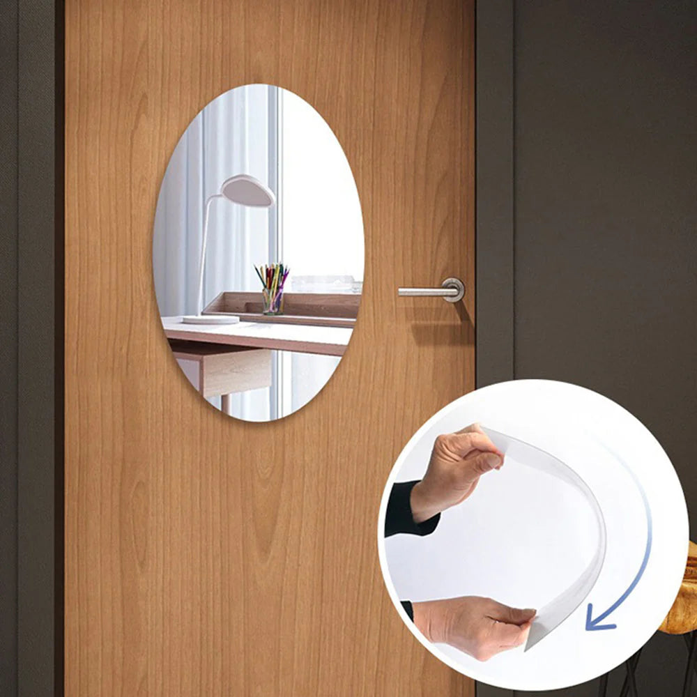 Unbreakable & Foldable Acryllic Mirror Self Adhesive