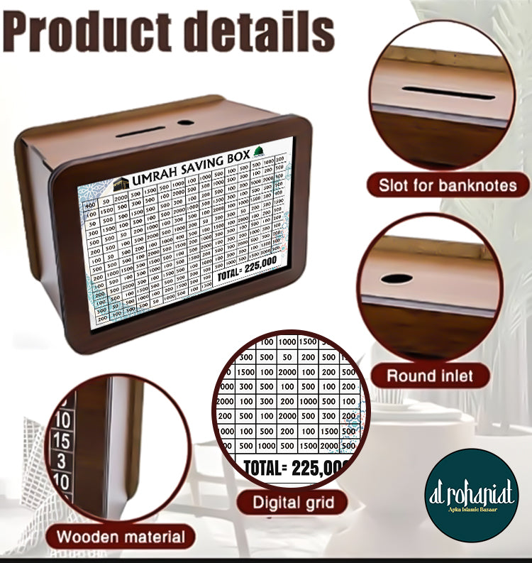Qurbani, Umrah Or Karbala Saving Box 375k