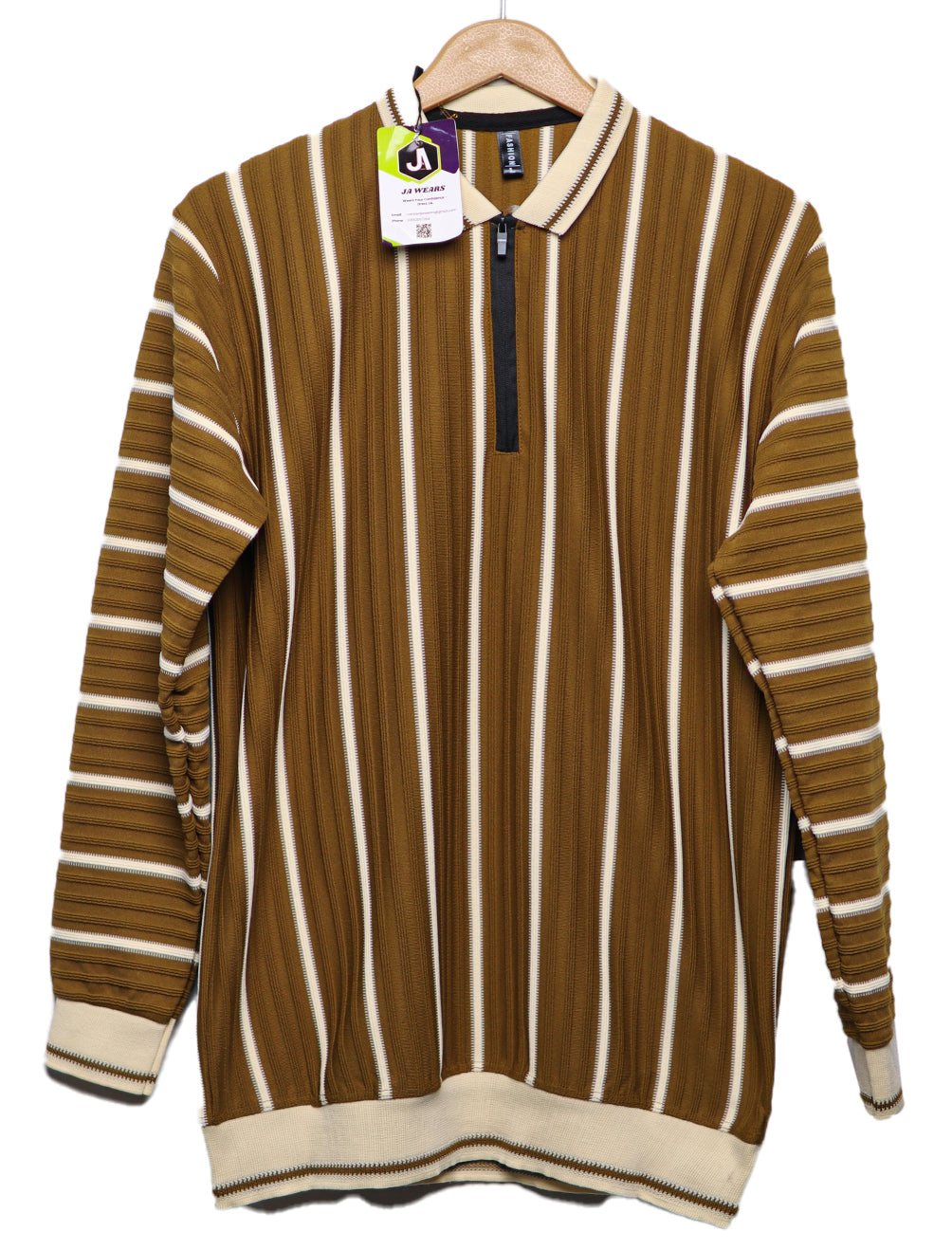 Hogan Strip Polo Shirt Full Sleeves